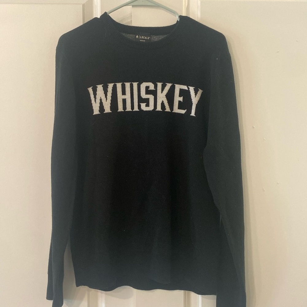 Whiskey sweater.